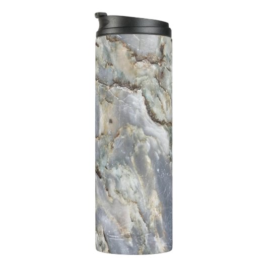 abstraktes Marmormuster Thermosbecher (Nach rechts gedreht)