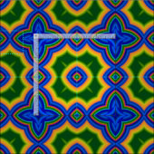 Abstraktes marokkanisches geometrisches Muster bla Stoff (Kachel)