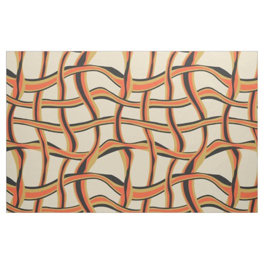 Abstraktes Maschenmuster Stoff (Fat Quarter (45,7 x 55,9 cm))