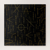 abstraktes Mathematikmuster Puzzle (Horizontal)