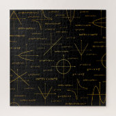 abstraktes Mathematikmuster Puzzle (Vertikal)