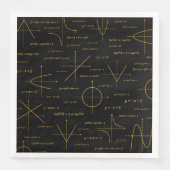 abstraktes Mathematikmuster Serviette (Vorderseite)