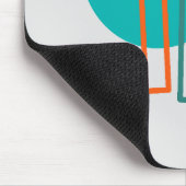 Abstraktes MCM-Design Mousepad (Ecke)