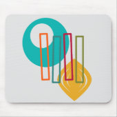 Abstraktes MCM-Design Mousepad (Vorne)