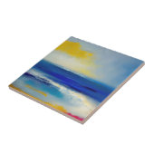 Abstraktes Meer 04 Fliese (Seite)