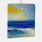 Abstraktes Meer 04 Keramikornament (Rechts)