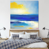 Abstraktes Meer 04 Leinwanddruck (Insitu (Schlafzimmer))