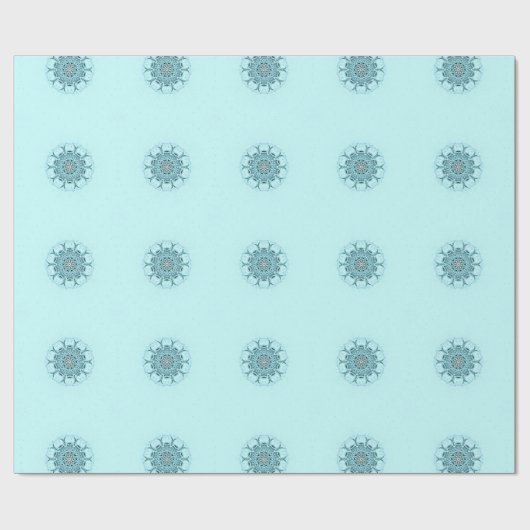 Abstraktes Meer Geschenkpapier (Flach)