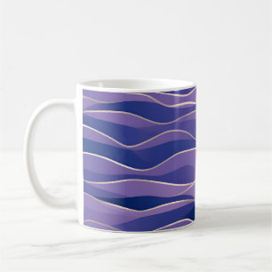 Abstraktes Meer Landschaft Gebrochene Wellen 26 Kaffeetasse