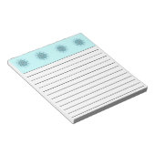 Abstraktes Meer Notizblock (angewinkelt)