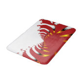 ABSTRAKTES MEERANEMON BADEMATTE (Schrägansicht)