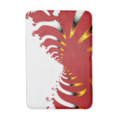 ABSTRAKTES MEERANEMON BADEMATTE (Vorderseite Vertikal)