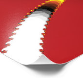 ABSTRAKTES MEERANEMON FOTODRUCK (Ecke)