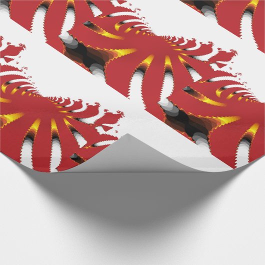 ABSTRAKTES MEERANEMON GESCHENKPAPIER (Ecke)