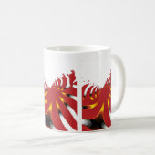 ABSTRAKTES MEERANEMON KAFFEETASSE (VorderseiteRechts)