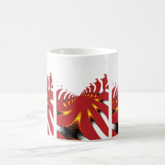 ABSTRAKTES MEERANEMON KAFFEETASSE (Mittel)