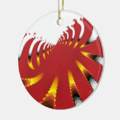 ABSTRAKTES MEERANEMON KERAMIKORNAMENT (Links)