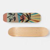 Abstraktes Meeresscape Skateboard (Horizontal)