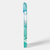 Abstraktes Meerglas mit Namen Case-Mate iPhone Hülle (Rückseite / Links)