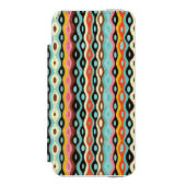 Abstraktes Mehrfarbenmuster Incipio iPhone Geldbeutel-Hülle (Folio Vorderseite)