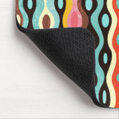 Abstraktes Mehrfarbenmuster Mousepad (Ecke)