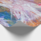 Abstraktes mehrfarbiges Bild Geschenkpapier (Ecke)