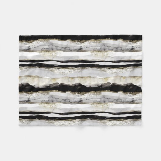 Abstraktes mehrfarbiges Fleece-Deckblatt Fleecedecke (Vorderseite (Horizontal))