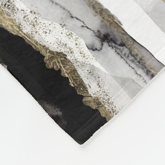 Abstraktes mehrfarbiges Fleece-Deckblatt Fleecedecke (Ecke)