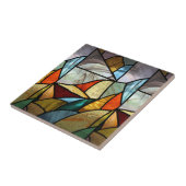 Abstraktes mehrfarbiges Glas Fliese (Seite)