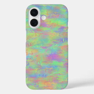Abstraktes mehrfarbiges Muster iPhone 16 Hülle