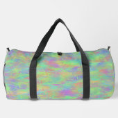 Abstraktes mehrfarbiges Muster Duffle Bag (Rückseite)