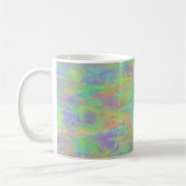 Abstraktes mehrfarbiges Muster Kaffeetasse (Links)