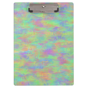 Abstraktes mehrfarbiges Muster Klemmbrett