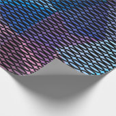 Abstraktes, mehrfarbiges Muster, Maschenmuster, Sp Geschenkpapier (Ecke)