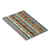 Abstraktes mehrfarbiges Muster Notizblock (Rechte Seite)