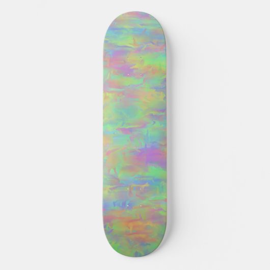 Abstraktes mehrfarbiges Muster-Skateboard Skateboard (Vorderseite)