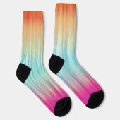 Abstraktes mehrfarbiges Muster Socken (Rechts)
