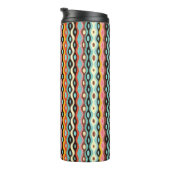 Abstraktes mehrfarbiges Muster Thermosbecher (Nach rechts gedreht)