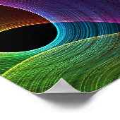 Abstraktes mehrfarbiges Poster (Ecke)