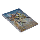 Abstraktes Melodiennotizbuch Notizblock (Rechte Seite)