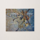 Abstraktes Melodienpuzzlespiel Puzzle (Horizontal)