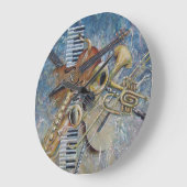 Abstraktes Melodyclock Große Wanduhr (Winkel)