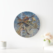 Abstraktes Melodyclock Große Wanduhr (Zuhause)