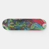 Abstraktes Menschenöl auf Leinwand Skateboard (Horizontal)