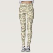 Abstraktes Messemuster Leggings (Vorderseite)
