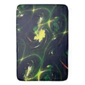 Abstraktes metallisches Blatt mit blinkenden Spure Badematte (Vorderseite Vertikal)