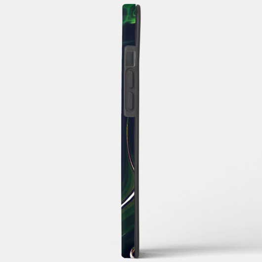 Abstraktes metallisches Blatt mit blinkenden Spure Case-Mate iPhone Hülle (Rückseite / Links)