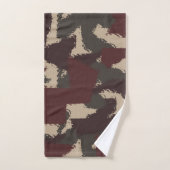 Abstraktes militärisches Muster Badhandtuch Set (Handtuch)
