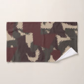 Abstraktes militärisches Muster Badhandtuch Set (Handtuch)