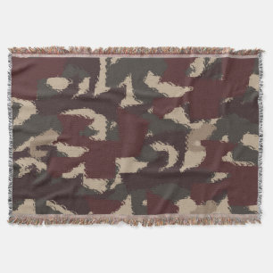 Abstraktes militärisches Muster Decke